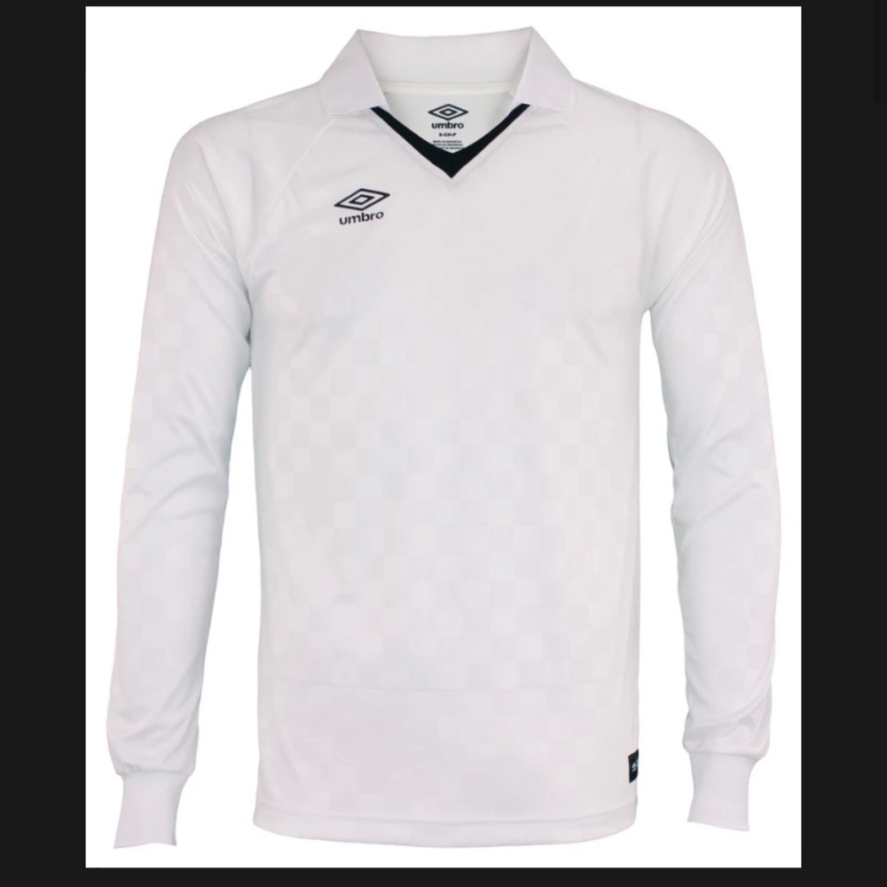 NWT RARE umbro white checkered vintage shirt